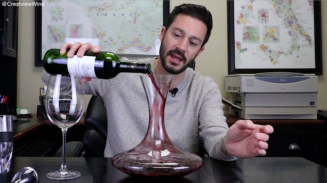 Use A Decanter To Aerate Wine